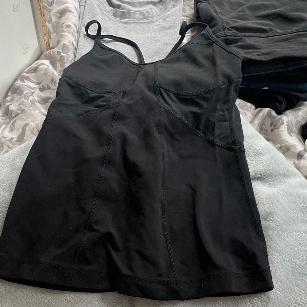 lululemon athletica Black Tank Top